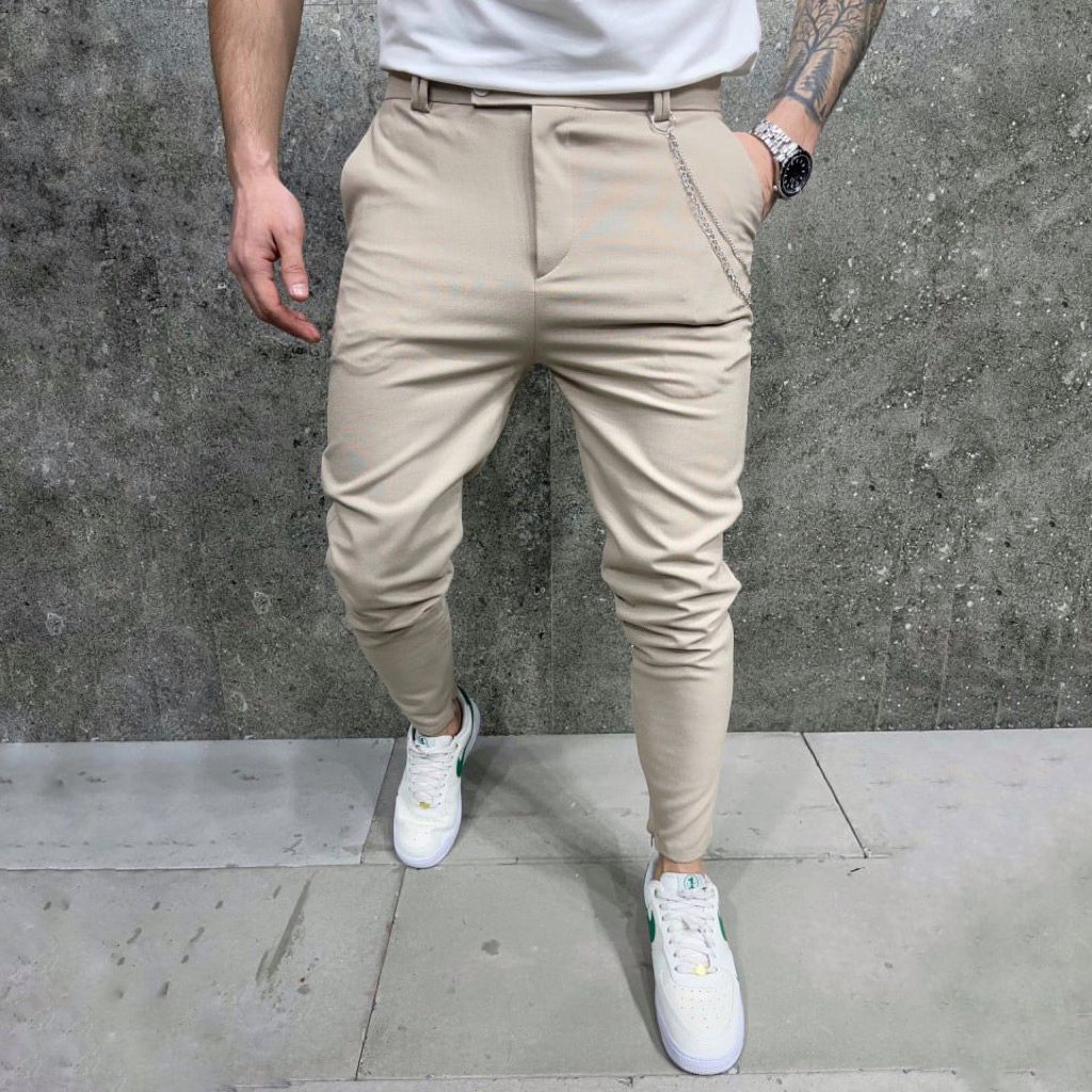 Pantaloni New Casual Beige