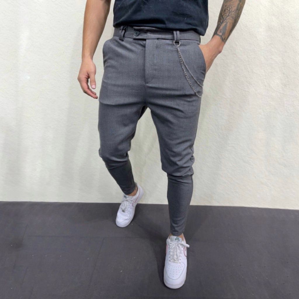 Pantaloni New Casual Grey