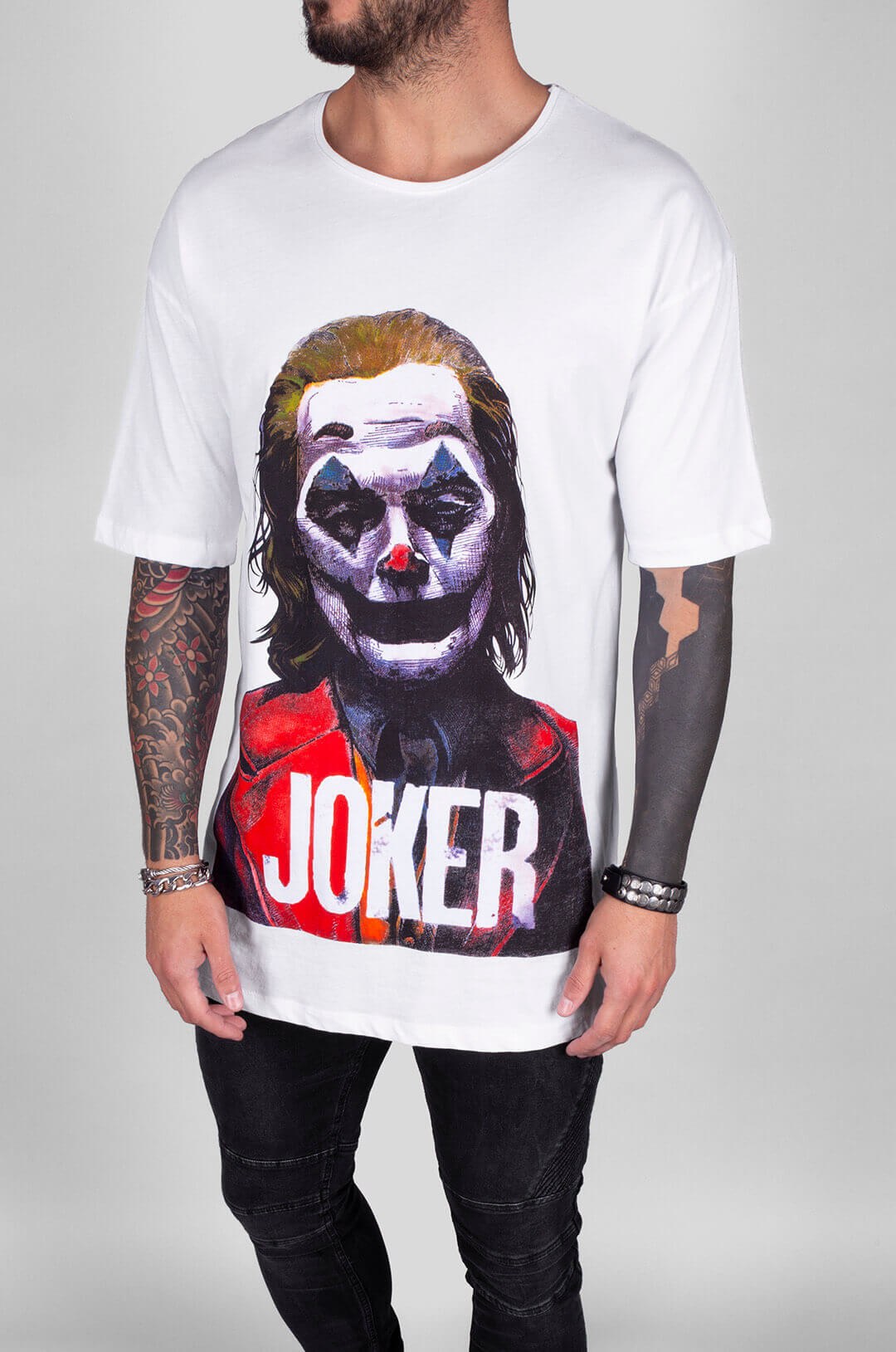 Tricou Joker White