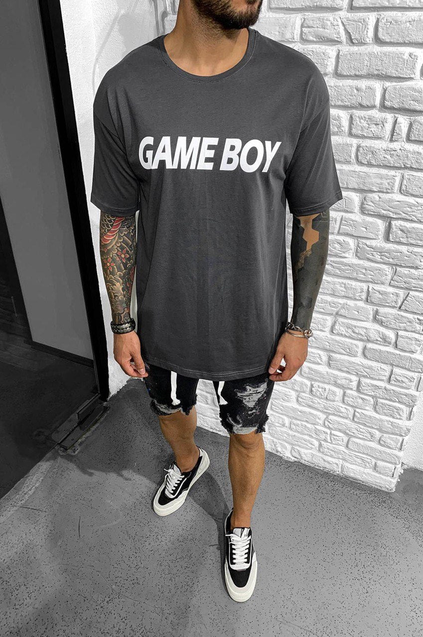 Tricou GameBoy Grey